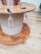 Load image into Gallery viewer, Cable Reel Drinks Table upcycled