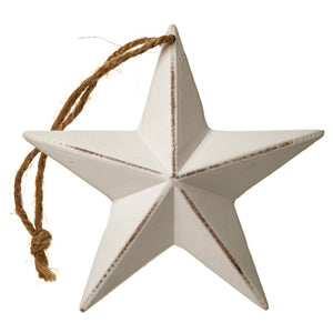 Shabby Chic Hanging Wooden Star