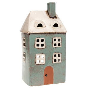 Village Pottery tall house T-Light