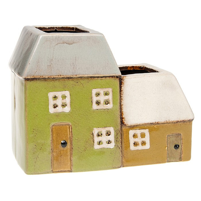 Village Pottery 2 House Planter