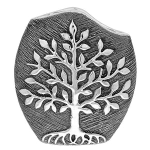 Tree of Life Gunmetal Vase