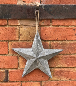 Greywashed Wooden Barn Star
