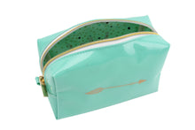 Load image into Gallery viewer, &#39;Ooh La La&#39; Teal Oh So Pretty Make Up/Toiletry Bag
