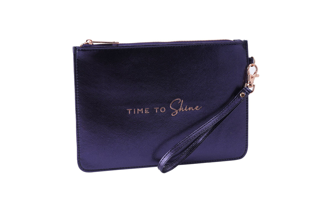 Willow and Rose Metallics Midnight Blue Time to Shine Bag