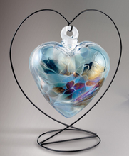 Load image into Gallery viewer, Birth Gem Heart by Nobile Glass - September
