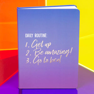 Tutti Frutti Daily Routine: Get Up, Be Amazing A5 Notebook