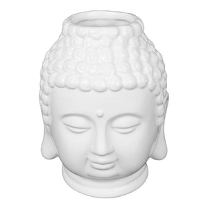 White Ceramic Buddha Pot 11cm