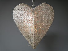 Load image into Gallery viewer, Metal Heart decoration
