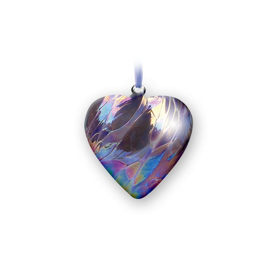 Birth Gem Heart by Nobile Glass - February