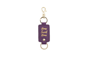 Willow and Rose Home Sweet Home Purple Keyring