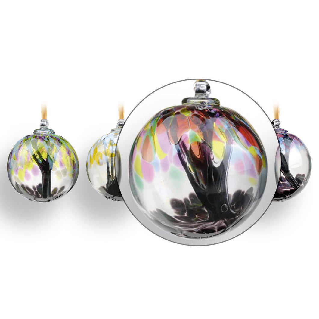 Tree of life handmade glass ball by Nobile glass - 8 colours available