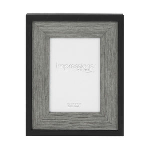 5" X 7" - BLACK PHOTO FRAME DEEP BORDER