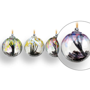 Tree of life handmade glass ball by Nobile Glass 8 colours available