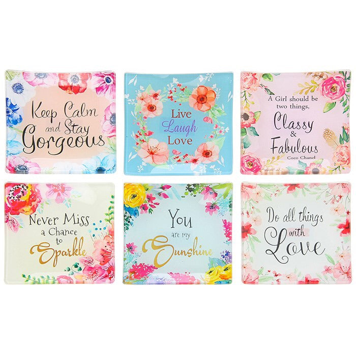 Trinket Dish Glass - You are my sunshine