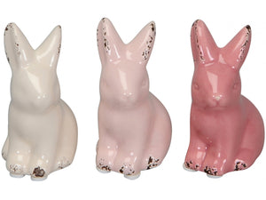 Pink Hares - Size 5 x 4 x 7cm