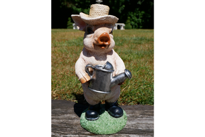 Pig garden ornament