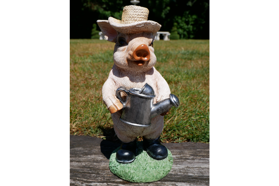 Pig garden ornament