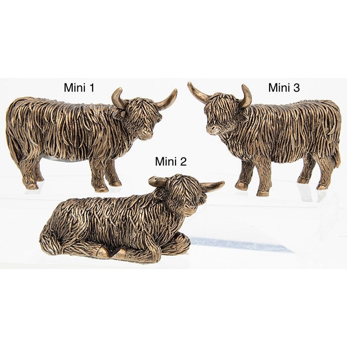 Highland cow mini moo bronze colour - Mini 3