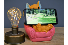 Load image into Gallery viewer, Dog in chair ornament
