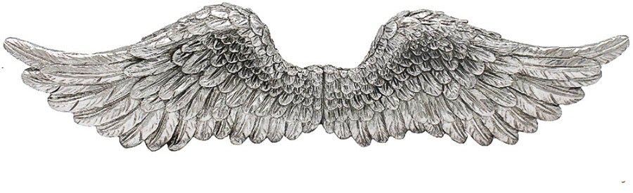 Silver angel wings