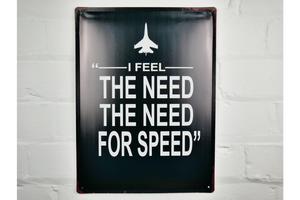 Metal sign Top Gun - Need for Speed