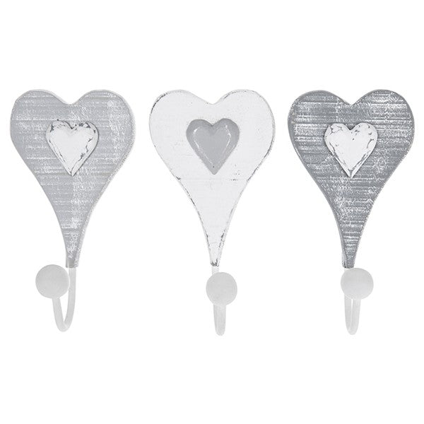 Cool Grey and White Hooks