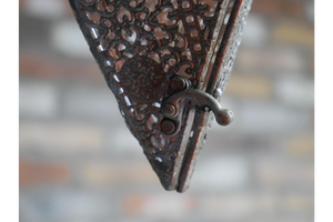 Heart shape metal hanging decoaration