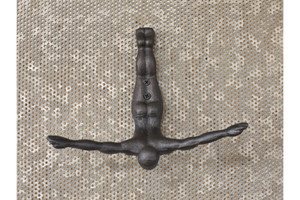 Diving man wall hook