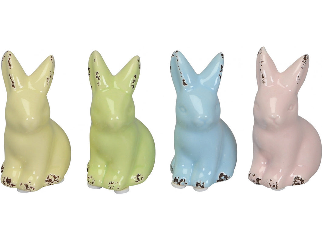 Hare ornaments - Pastel Size 5 x 4 x 7cm
