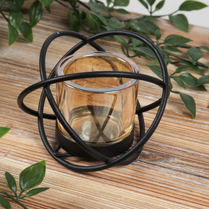 Metal swirl T-Light Holder