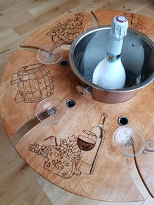 Cable Reel Drinks Table upcycled