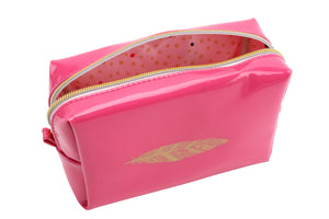 'LOVE' ARROW PINK OH SO PRETTY MAKE UP BAG/TOILETRY