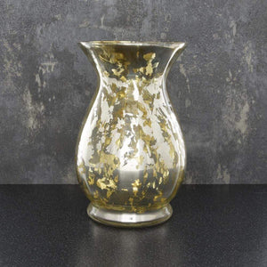 Hurricane glass vase - Gold