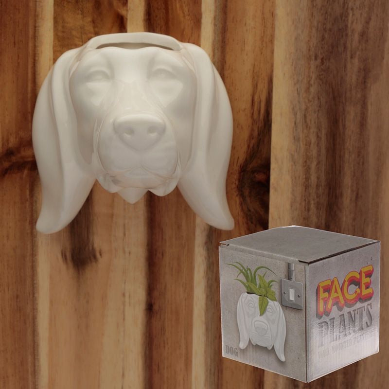 Dog wall mounted planter