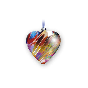 Birth Gem Hearts by Nobile Glass - January