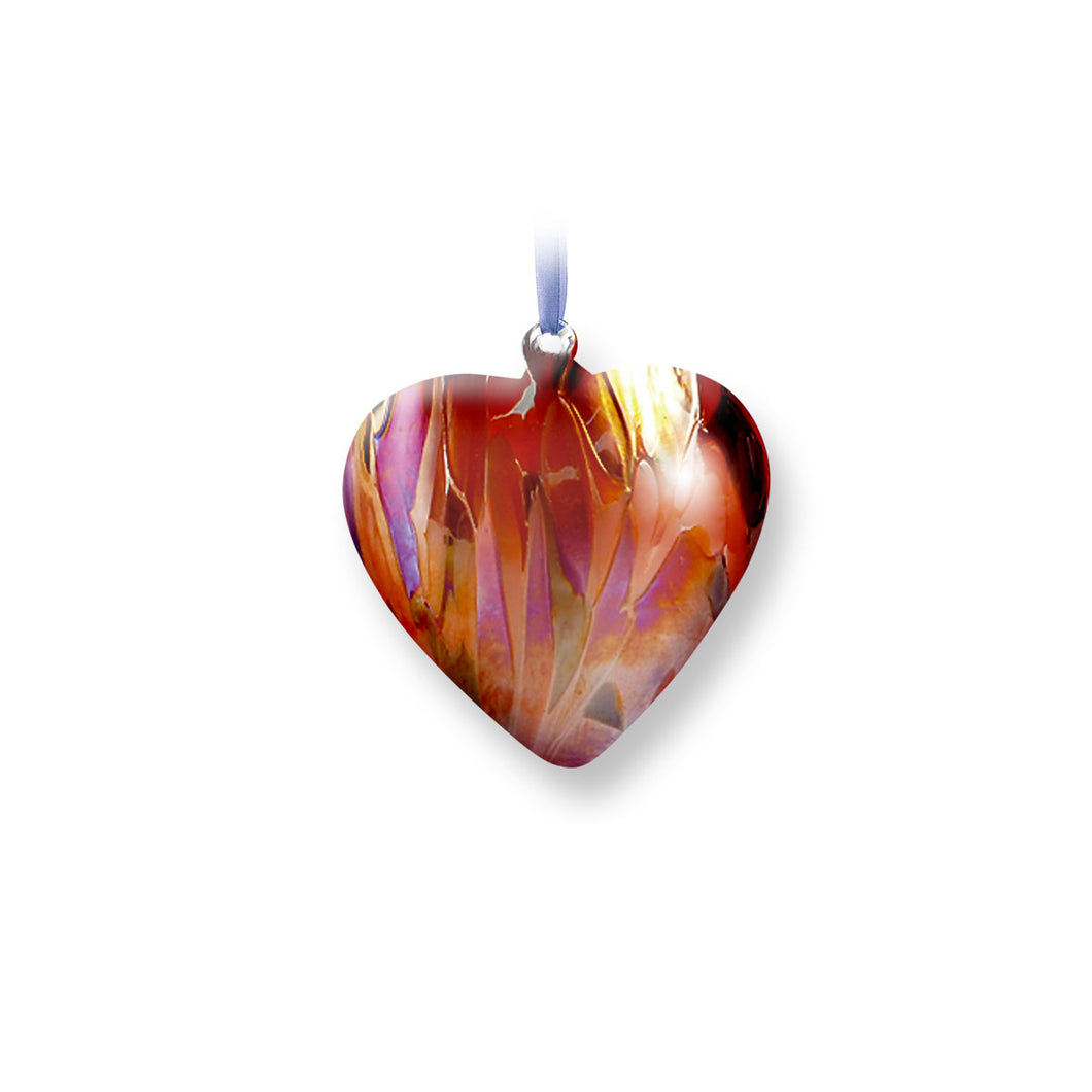 Birth Gem Hearts by Nobile Glass - July