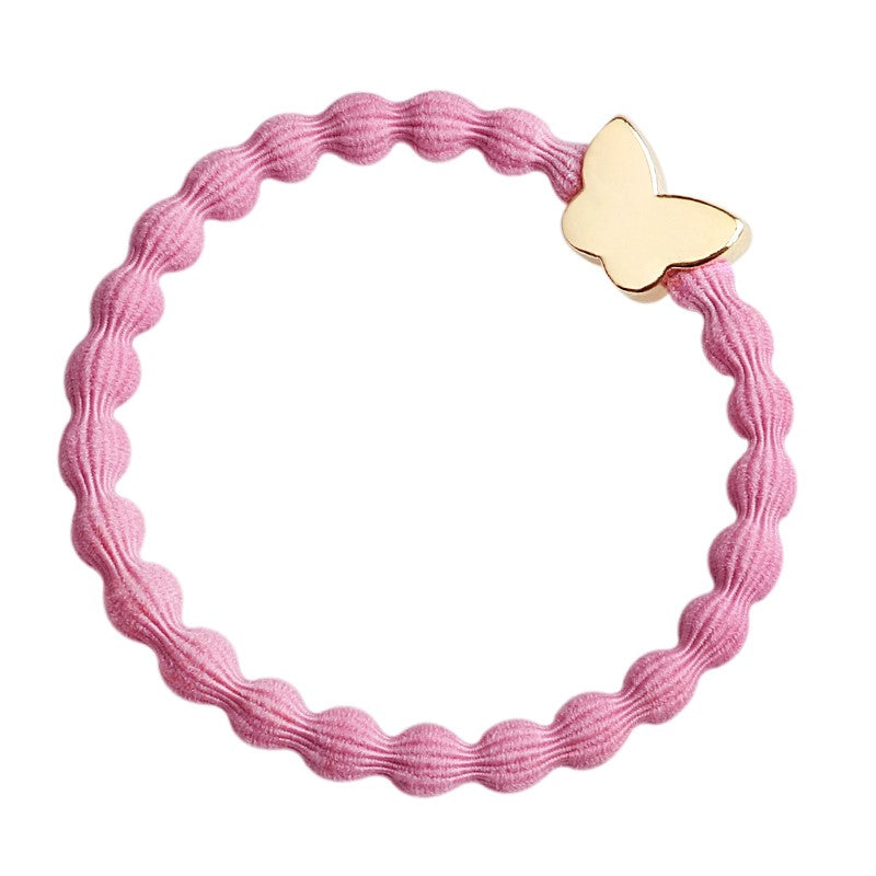 Bangle Bands by Eloise - Rose Pink with Gold Butterfly