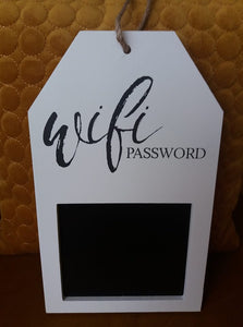 Wifi Password Chalkboard Sign